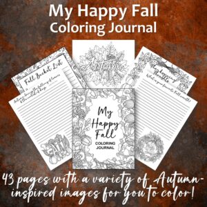 My Happy Fall Coloring Journal