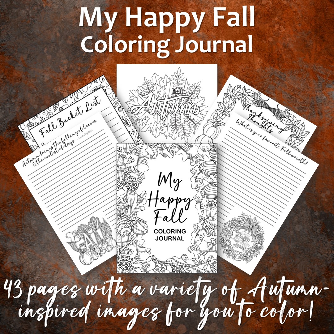 My Happy Fall Coloring Journal
